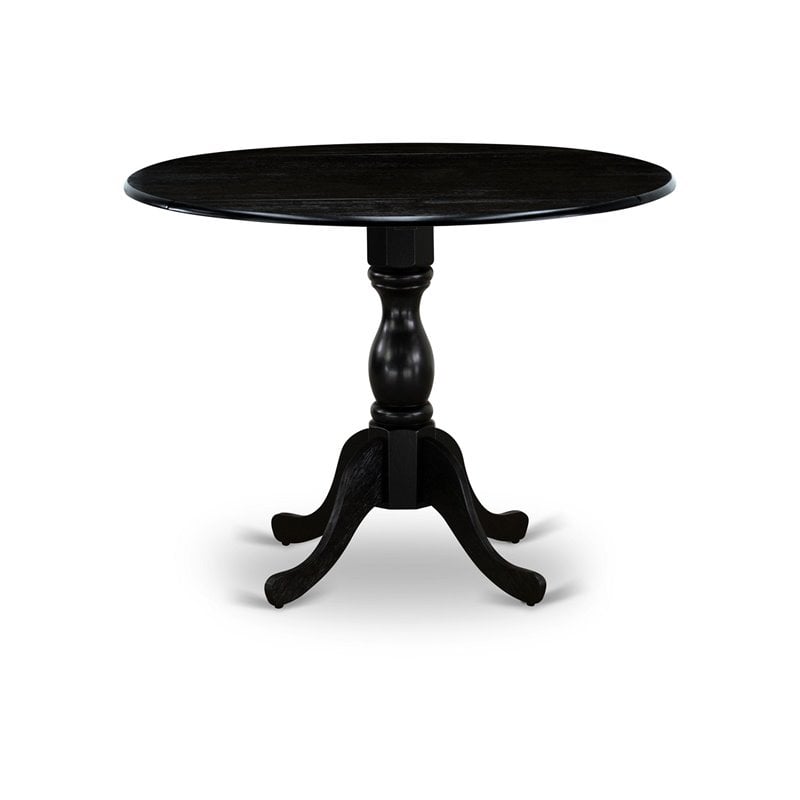 Pemberly Row 5-Piece Dining Set in Gotham Gray and Wire Brushed Black
