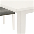 Pemberly Row 3-Piece Dinette Set in Linen White Finish with Wood Chairs