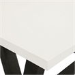 Pemberly Row 9-Piece Wood Dinette Set in Black and Linen White Finish