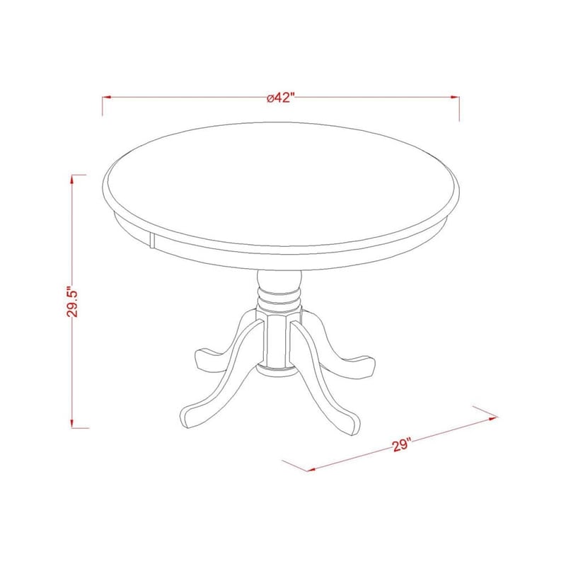 Pemberly Row 5-Piece Dining Table and Chair Set in Linen White and Platinum Gray