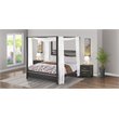 Pemberly Row Denali 3-Piece Wood Bedroom Set in Brush Gray Finish