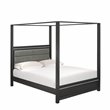 Pemberly Row Denali 3-Piece Wood Bedroom Set in Brush Gray Finish