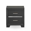 Pemberly Row Denali 3-Piece Wood Bedroom Set in Brush Gray Finish