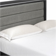 Pemberly Row Denali 3-Piece Wood Bedroom Set in Brush Gray Finish
