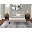 Pemberly Row 3-Piece Fannin Bedroom Set in Mist Beige and Jacobean
