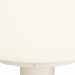 Pemberly Row Shelton Round Wood Dining Table in Buttermilk and Cherry
