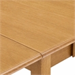 Pemberly Row 3-Piece Wood Dinette Set with Drop Leaves in Oak