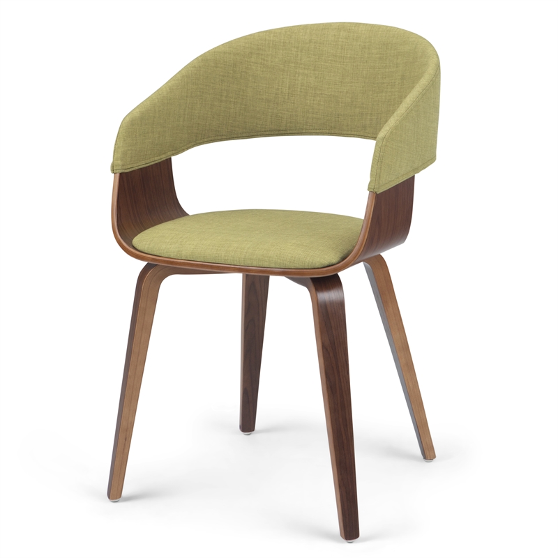 Pemberly Row 7-Piece Wood and Fabric Dining Set in Acid Green
