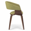 Pemberly Row 7-Piece Wood and Fabric Dining Set in Acid Green