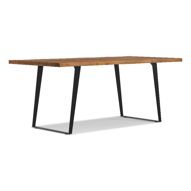 Pemberly Row 72 x 36 inch Rectangle Live Edge Dining Table in Natural
