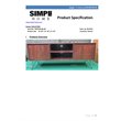 Pemberly Row Solid Mango Wood 60