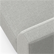 Pemberly Row Left-Arm Sofa Module in Pale Gray Performance Fabric