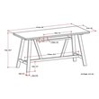 Pemberly Row Solid Wood 60