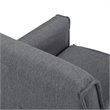 Pemberly Row Solid Wood Accent Chair with Hairpin Legs in Slate Gray