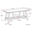 Pemberly Row Solid Wood 48
