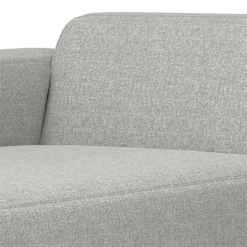 Pemberly Row Left Chaise Sofa Module in Pale Gray Performance Fabric
