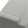 Pemberly Row Left Chaise Sofa Module in Pale Gray Performance Fabric