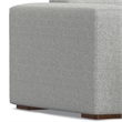 Pemberly Row Left Chaise Sofa Module in Pale Gray Performance Fabric