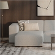 Pemberly Row Left Chaise Sofa Module in Pale Gray Performance Fabric