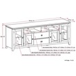 Pemberly Row Solid Wood Extra Wide 72