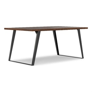 Pemberly Row 66 x 40 inch Rectangle Dining Table in Walnut Veneer