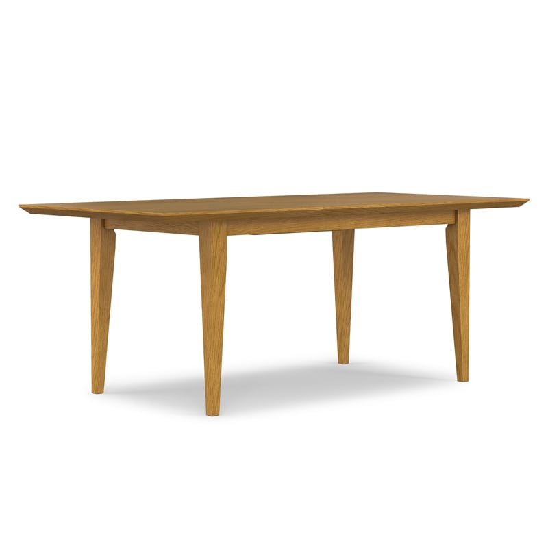 Pemberly Row 60-76 inch x 36 inch Extendable Dining Table in Oak