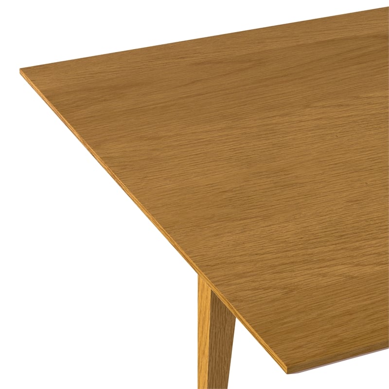 Pemberly Row 60-76 inch x 36 inch Extendable Dining Table in Oak