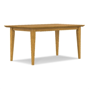 Pemberly Row 60-76 inch x 36 inch Extendable Dining Table in Oak