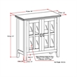 Pemberly Row Solid Wood 30