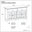 Pemberly Row Solid Wood 60