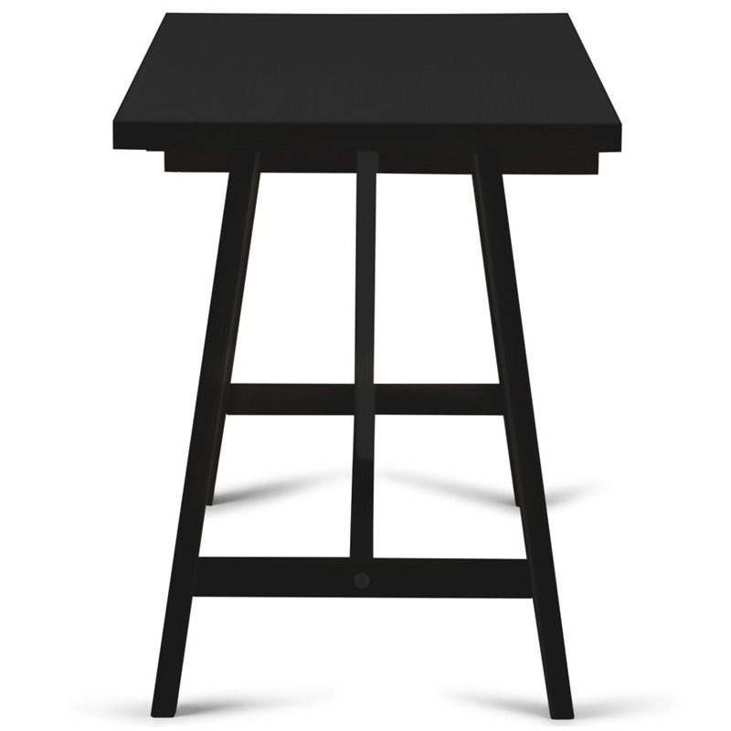 Pemberly Row Solid Wood Industrial 60