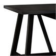Pemberly Row Solid Wood Industrial 60