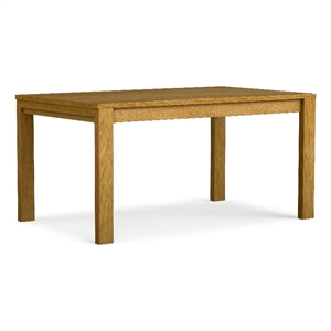 Pemberly Row 60&quot Transitional Extendable Dining Table in Oak Veneer