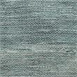 Pemberly Row Boho Square Cube Pouf Ottoman in Blue Melange Cotton