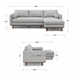 Pemberly Row Right Sectional 102