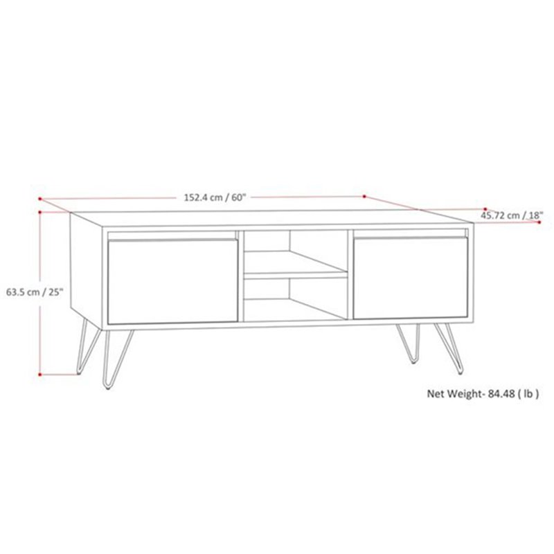 Pemberly Row Mango Wood 60