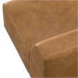 Pemberly Row Center Armless Sofa Module in Sienna Genuine Leather