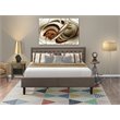 Pemberly Row 2-Piece Wood King Bedroom Set in Brown/Jacobean
