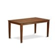 Pemberly Row 7-Piece Wood Dinette Table Set with Chairs in Mahogany