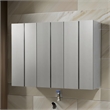 Pemberly Row 3 Piece Wall Mounted Garage Cabinets with Shelves in Gray