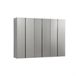 Pemberly Row 3 Piece Wall Mounted Garage Cabinets with Shelves in Gray