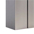 Pemberly Row Wall Mounted Tall Garage Cabinet with 4 Shelves in Gray