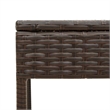 Pemberly Row 2 Piece Patio Sun Lounger Set with Cushions in Brown and Red
