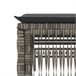 Pemberly Row 3 Piece PE Rattan Sun Lounger Set with Cushions in Gray