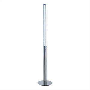 Pemberly Row 62&quot Floor Lamp with Cylindrical Design and Round Chrome Base