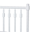 Pemberly Row Spindle 5-Piece Bedroom Set with Platform Bed in White Twin
