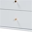 Pemberly Row Spindle 4-Piece Bedroom Set with Queen Platform Bed in White