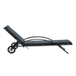 Pemberly Row PE Rattan Sun Lounger 78.7