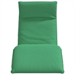 Pemberly Row Oxford Fabric 5-Position Folding Sun Lounger in Green