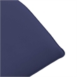 Pemberly Row Oxford Fabric 5-Position Folding Sun Lounger in Navy Blue